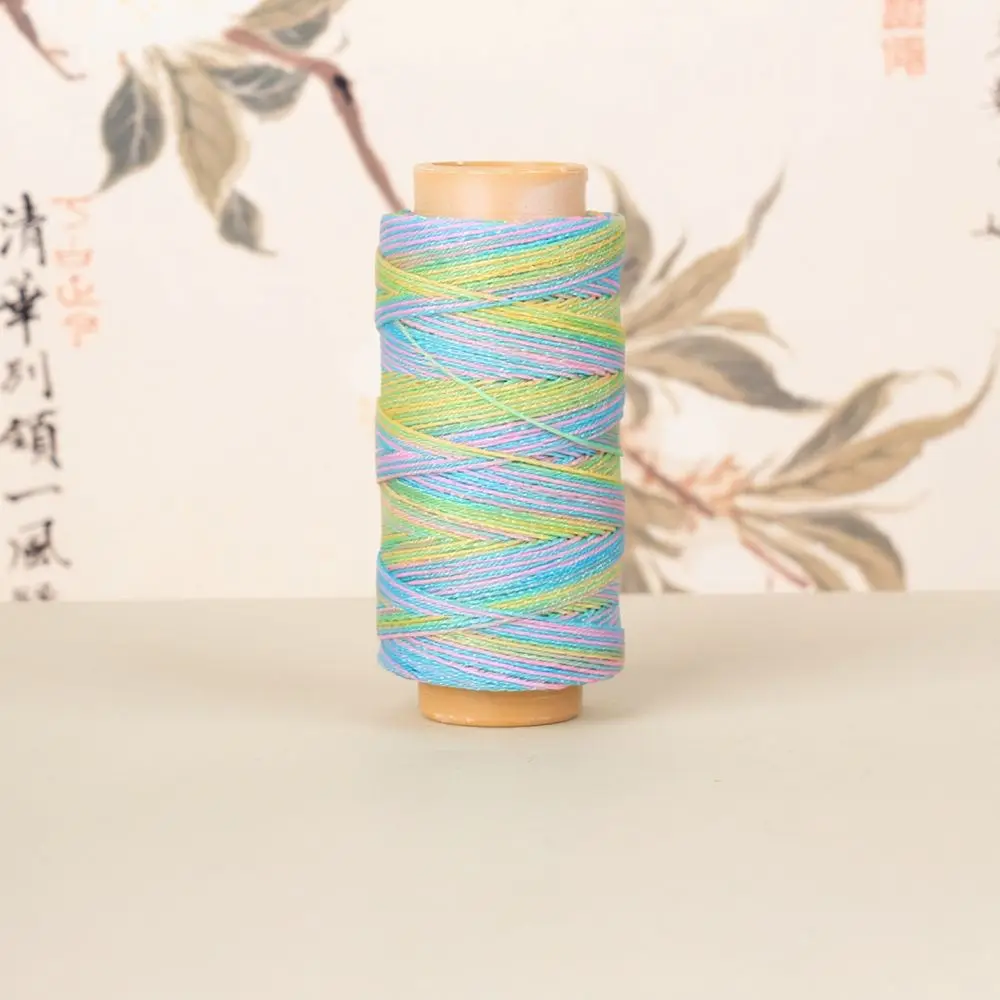Gradient Waxed Cord 0 5mm For Aifusa DIY Jewelry Making Bracelet Necklace Craft String Weaving Beading Findings
