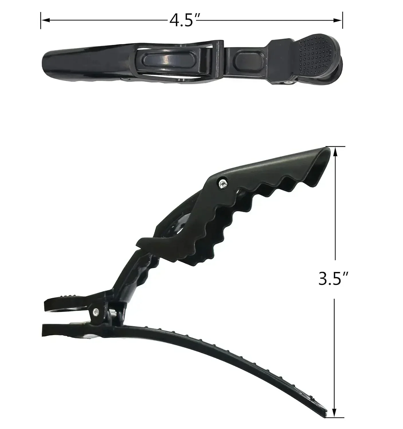 5PCS 악어 헤어 클립 헤어 드레싱 클램프 플라스틱 헤어 클로 프로 이발사 클립 살롱 스타일링 헤어핀 헤어 액세서리
