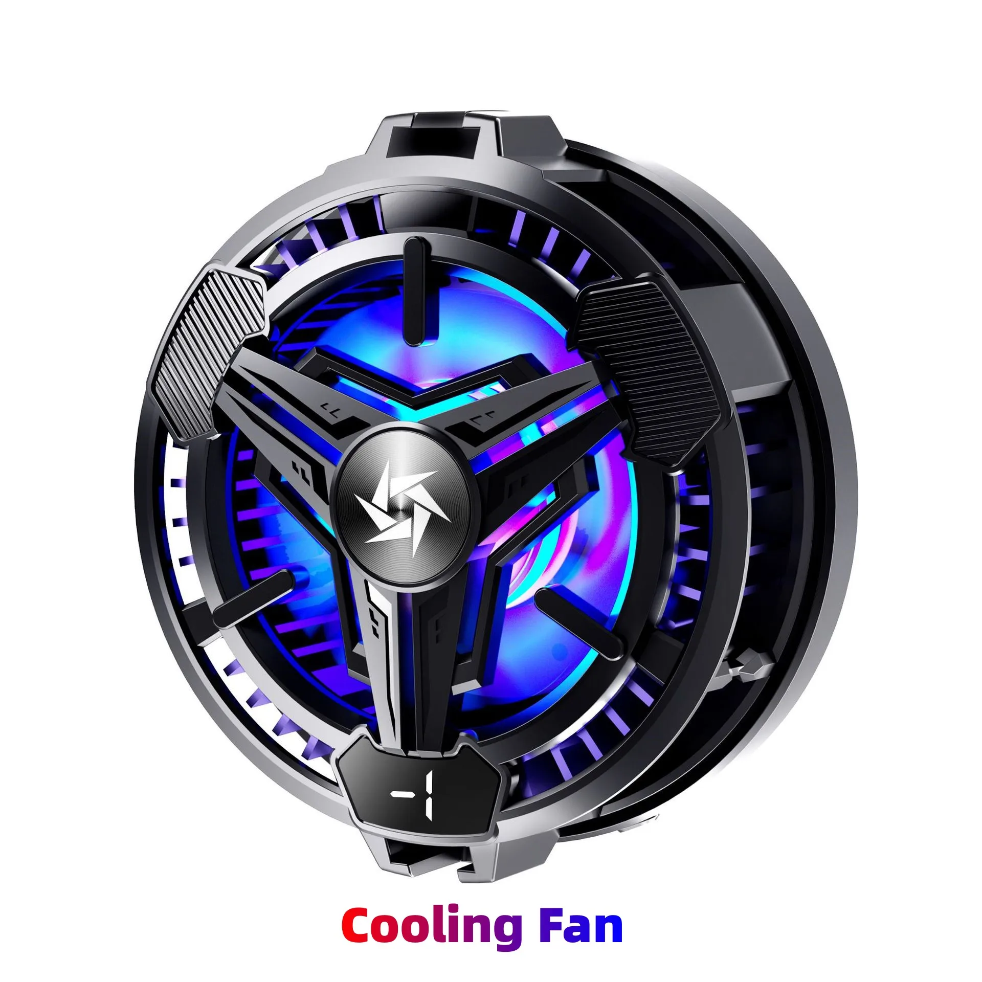 New Cooling Fan For Steam Deck/Game Console/Mobile Phone/Pad Easy Install With Temperature Display