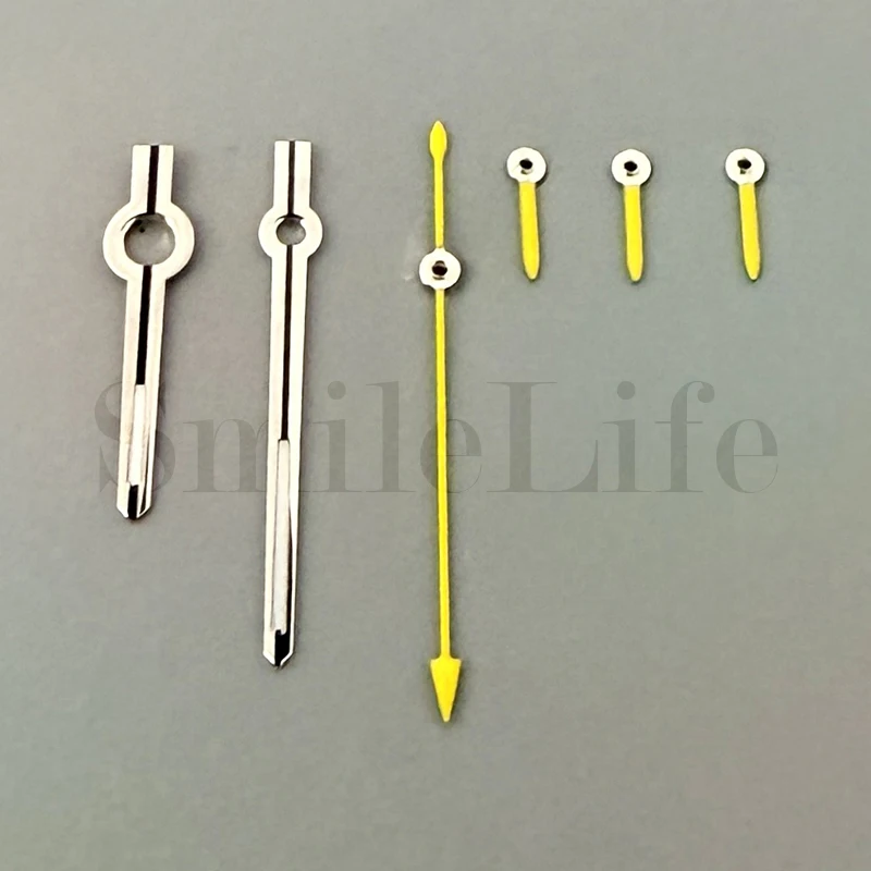 SmileLife VK63 ملحقات ساعة يد مضيئة باللون الأخضر لحركة VK63 6 أيدي مسدس أحمر أزرق أصفر