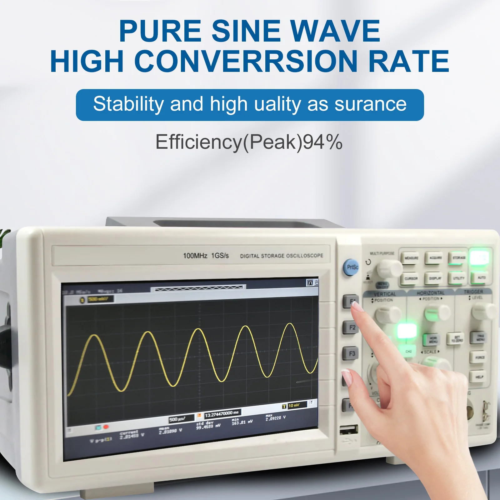 CNSWIPOWER 4500VA Hybrid Solar Inverter 24v 4000W 24VDC to 120VAC MPPT Solar Charger BMS System Battery Pure Sine Wave view 4