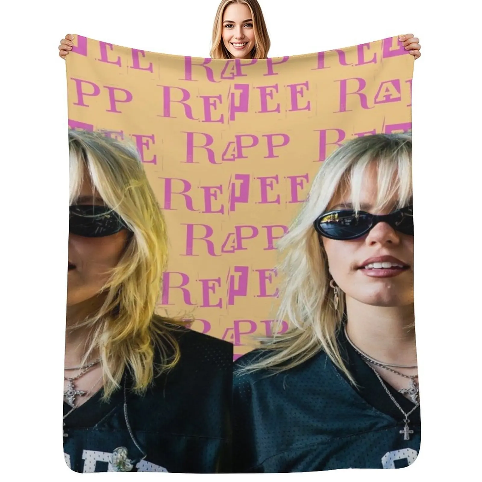 

Renee Rapp Throw Blanket Warm Cozy Throw Blanket for Living Room Couch