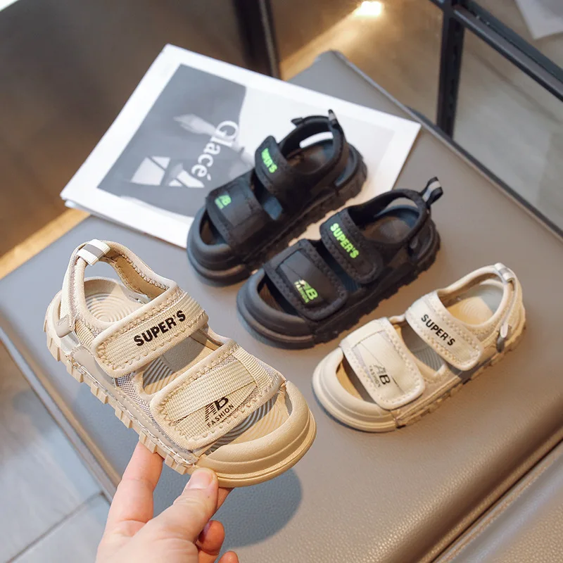 

Children's Sandals Summer New Breathable Casual Sports Sandals Boys and Girls Fashion Soft Bottom Non-slip Beach Sandals