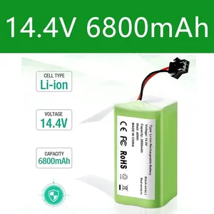 14.4V 6800mah li-ion 배터리 콩가 990 1090 Tesvor x500 ecovacs deebot N79 N79S DN622 EUFY ROBOVAC 11 11S ROBOVAC 30 12 최고의 판매 18650 4S26- №4