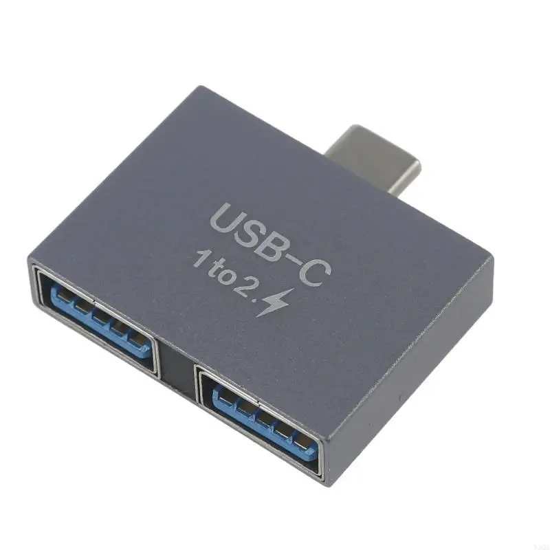 USB3.0 Hub Splitter 10Gbps Fast Type-C Adapter Docking Station 2 in 1 HUB