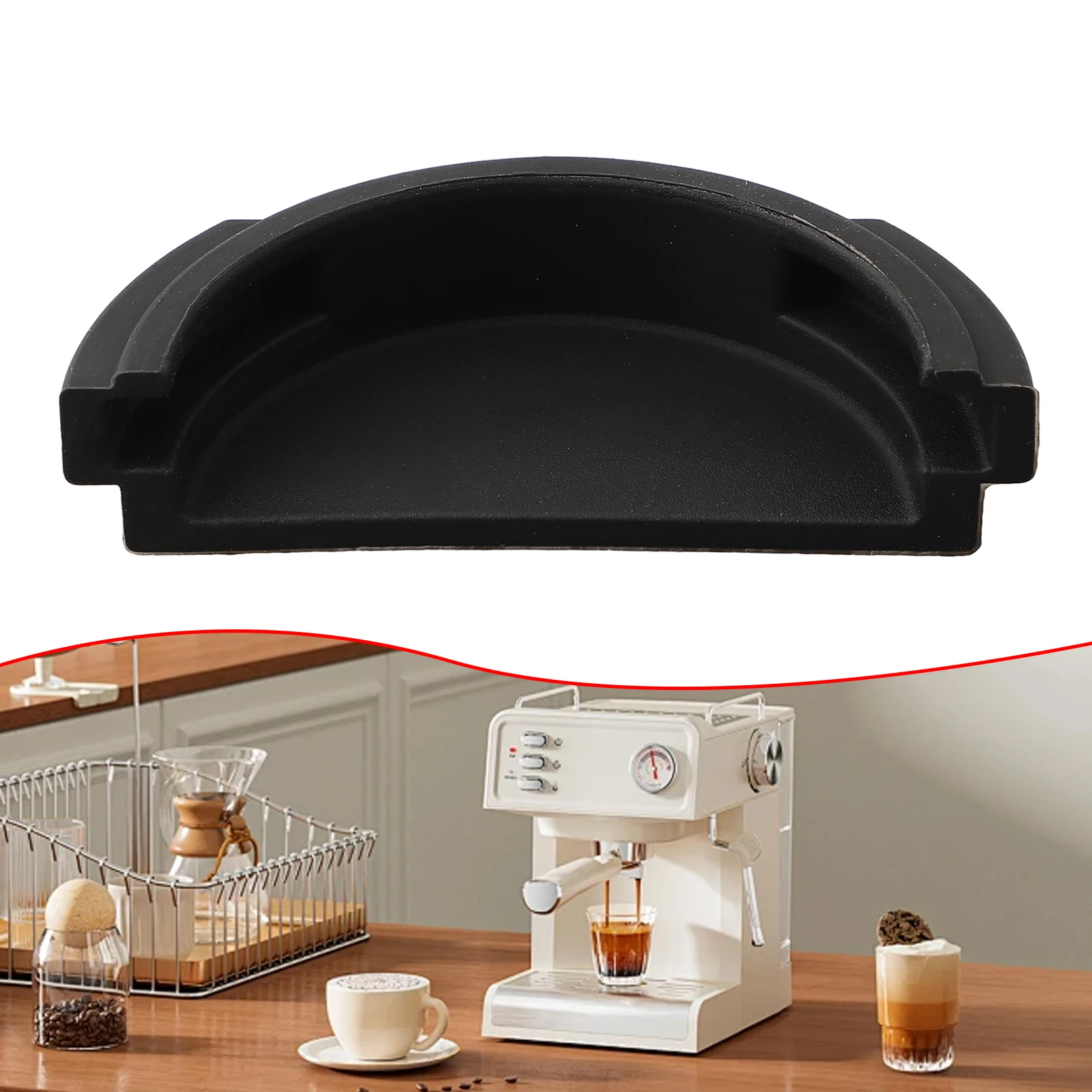 Organizer portafiltro per caffè 87x48x20mm portafiltro per caffè nero per cucina Baking House affidabile nuovo di zecca