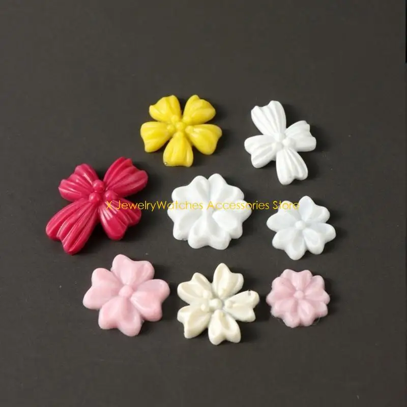 31kd 2pieces السيليكون زخرفة زخرفة زهرة شكل إكسسوارات صغيرة القوالب