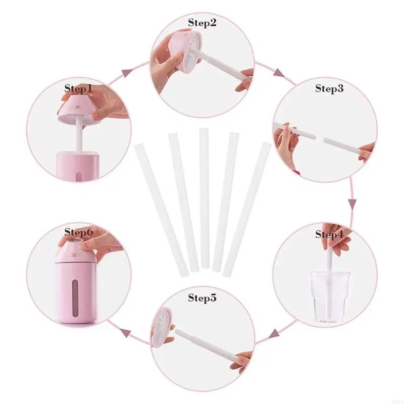 M6CB 50pcs Заполните палочки Фильтр замены фитины USB -увлажнительные детали.