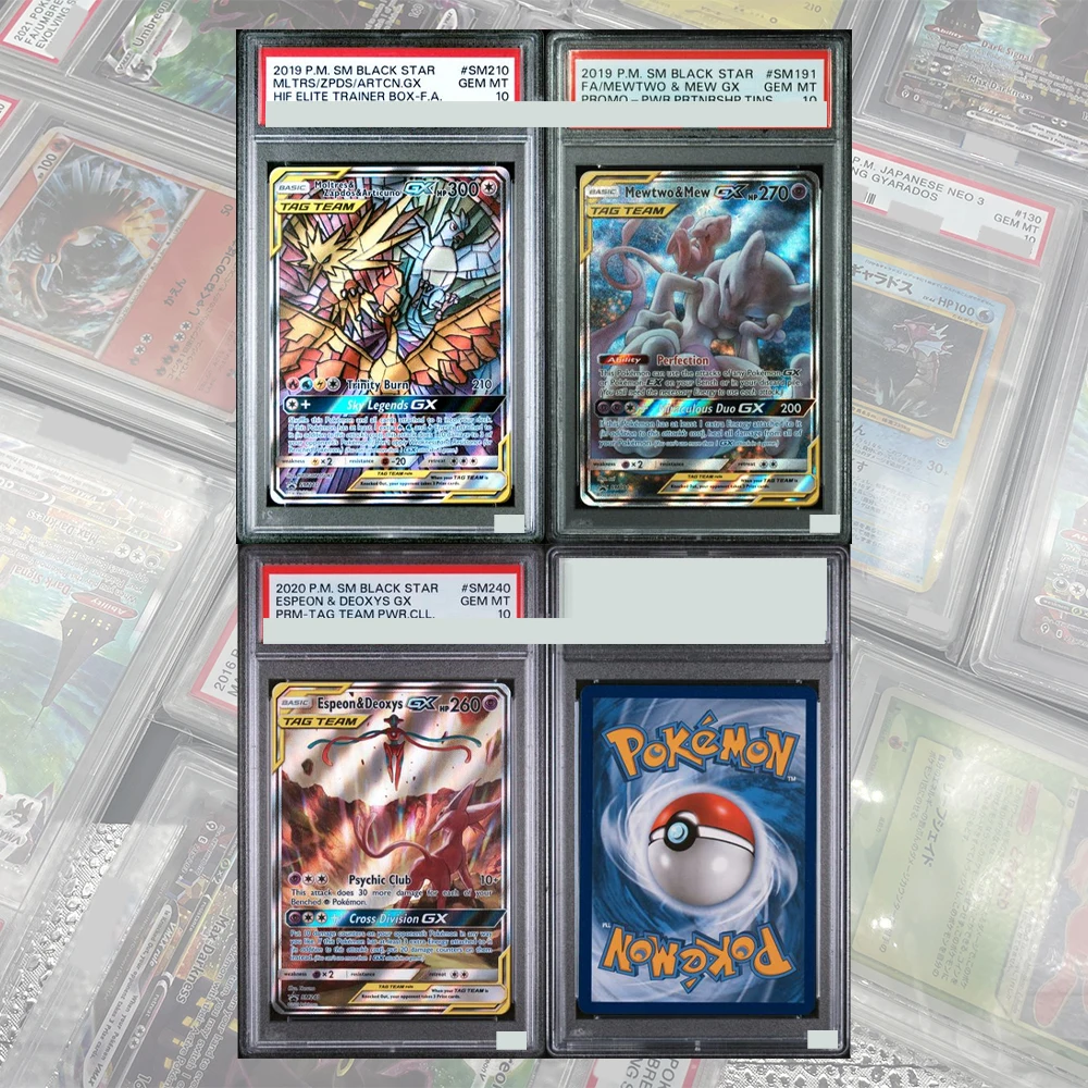 

2020 #SM240 ESPEON&DEOXYS GX PRM-TAG TEAM SM BLACK STAR PROMO DIY PROXY PTCG GRADED Collection Card GEM MT 10 CARD CHILD GIFTS