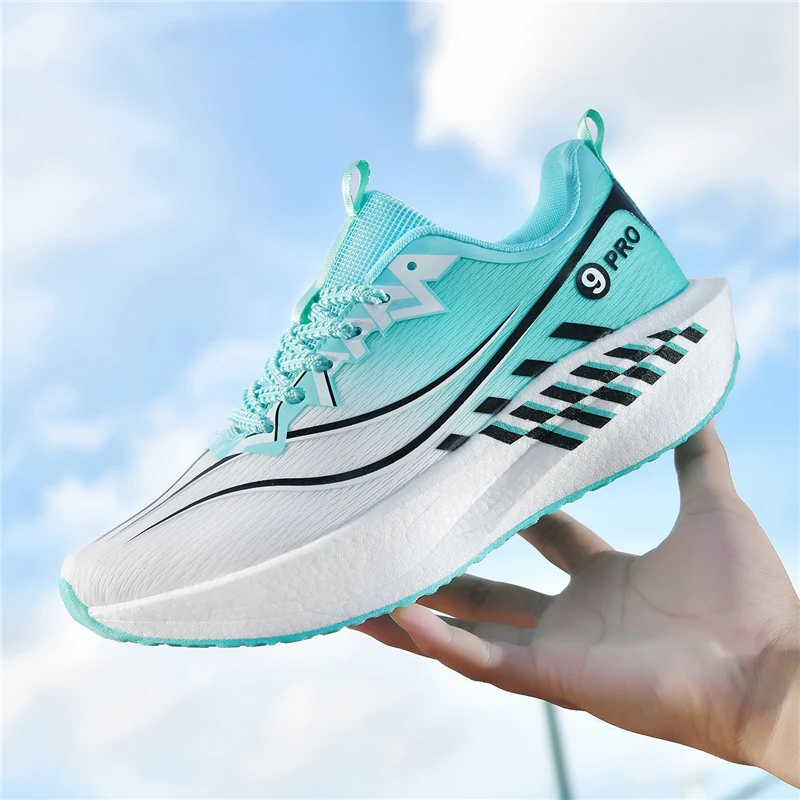 

Mens Running Shoes 2025 Autumn New Breathable Cushioning Rebound Thick Soled Sneakers Fashion Training Gym Jogging Shoes Man