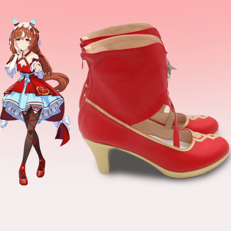 Chaussures de Cosplay de jeu Pretty Derby Still in Love, bottes Sutiru en rabu pour fête d'halloween, femmes et hommes adultes