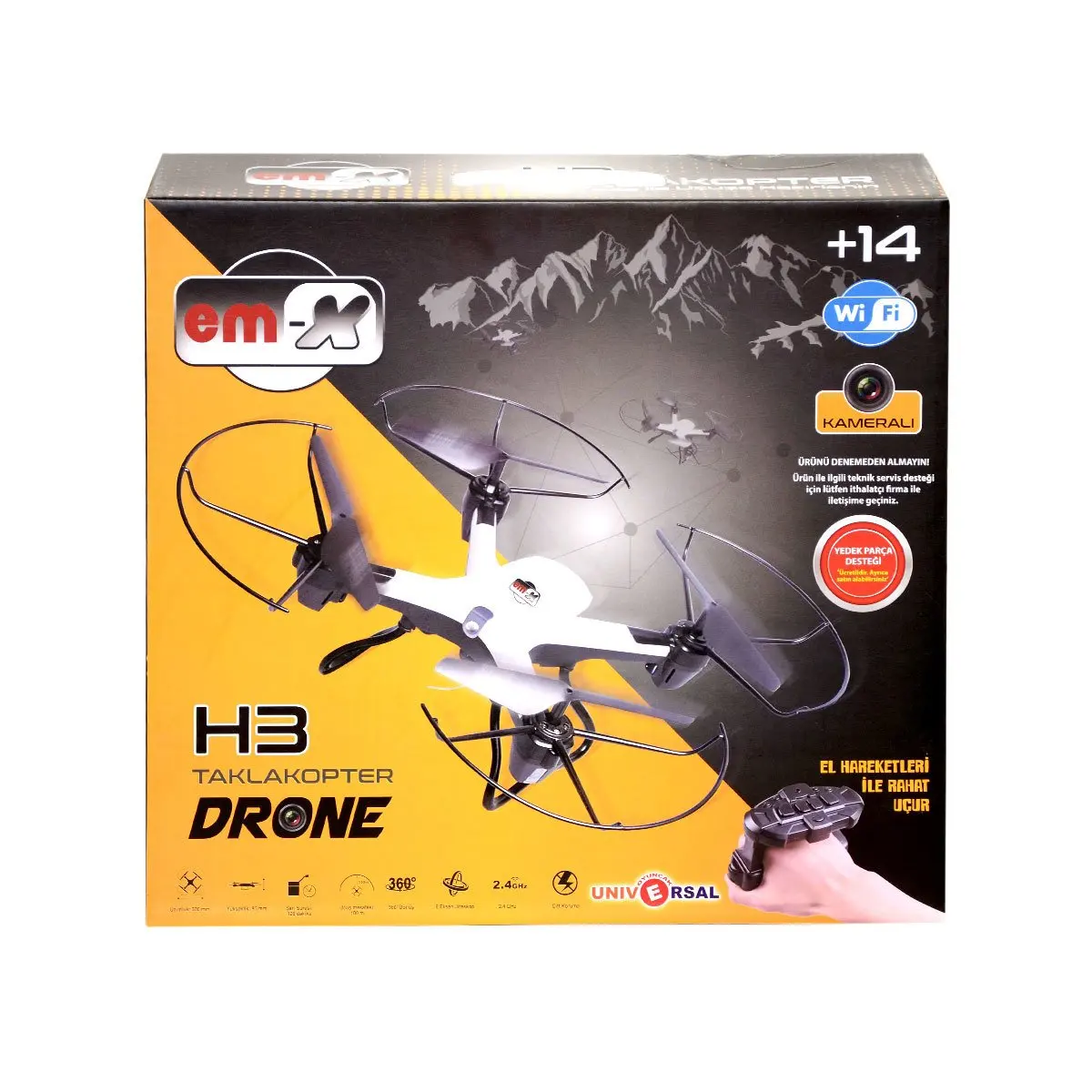 EO-3109 Quadcopter camera Drone H3-Toysan