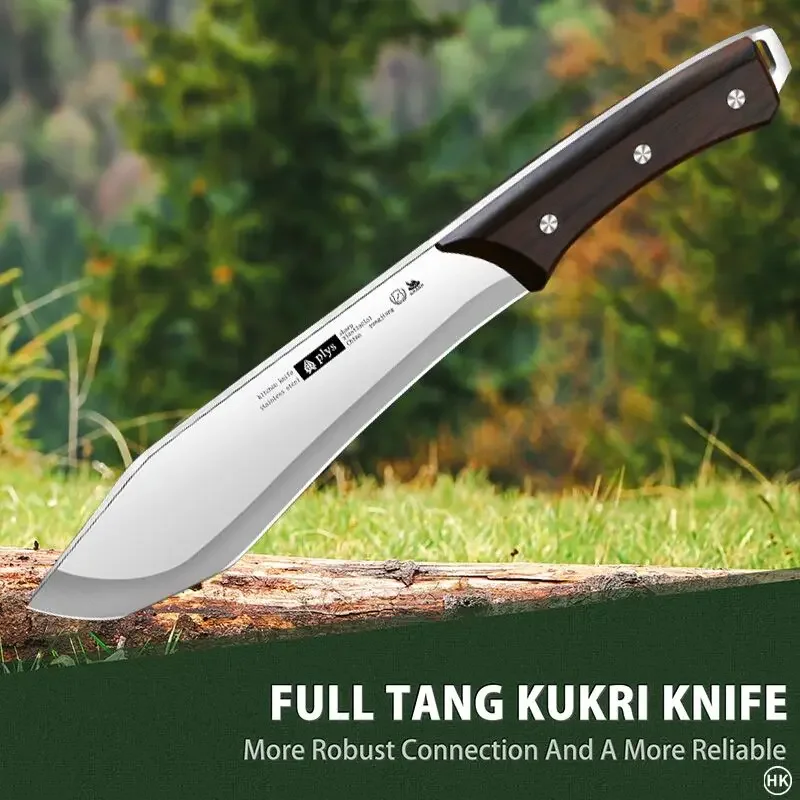 PLYS - Outdoor Camping machete used for heavy chopping yard work and jungle clearing Sharp butcher knife