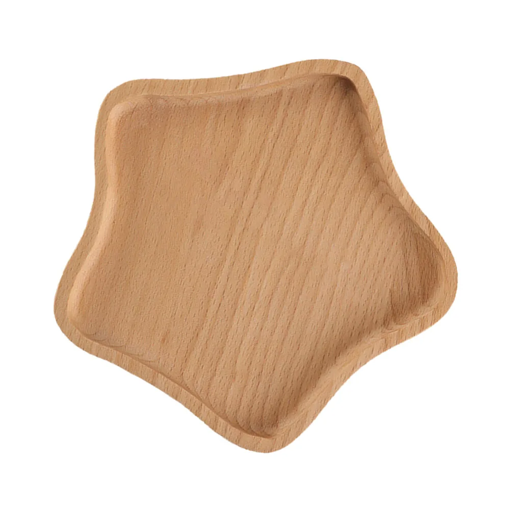 

Wooden Fruit Tray Solid Wood Plate Cartoon Food Tray Bread Snack Serving Kitchen Bar High Quality Storage Solution