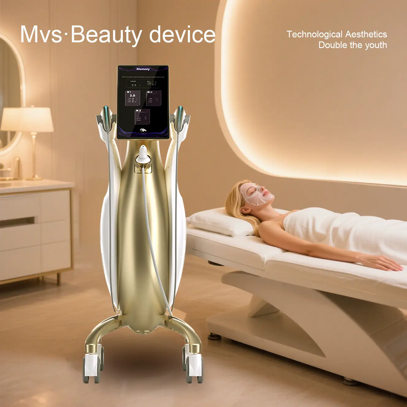 

Professional MVS 30D Multi-Function Beauty Instrument RF Sine Wave EMS Pulse Ultrasound Layered Anti Aging Face Body Contouring
