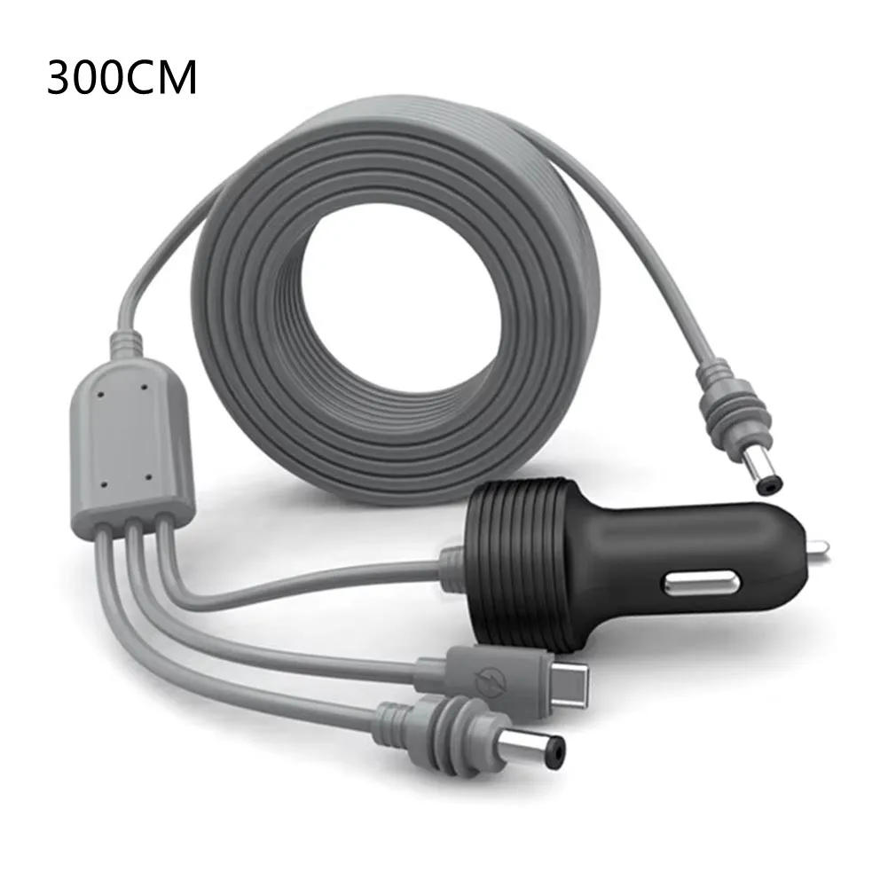 

For Starlink Mini 3 In 1 DC Power Cable 3/5/10meter DC Male Power Cable Cord 12V Cigarette Lighter Plug Auto Parts