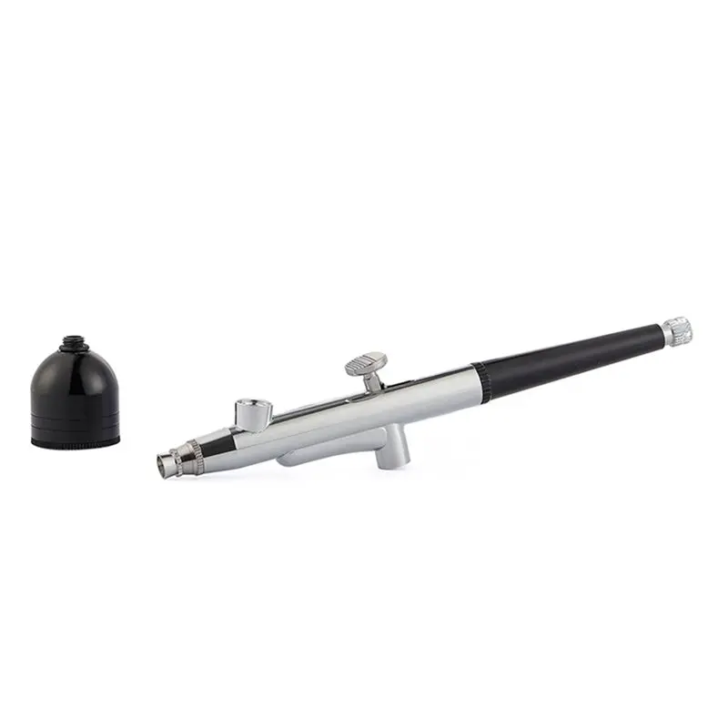 ABGH-5X Portable Single Action Airbrush 0.3Mm Nozzles Spray Airbrush Pen For Model Cake Nail Car Painting Beauty Inkjet-Black