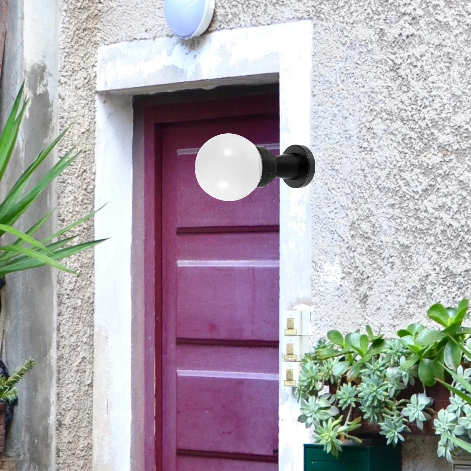 

Globe Lampshade Replacement Outdoor Light Fixture Cover Wall Post Mount Durable Porch Lighting Shade Decorative Lamp Cover