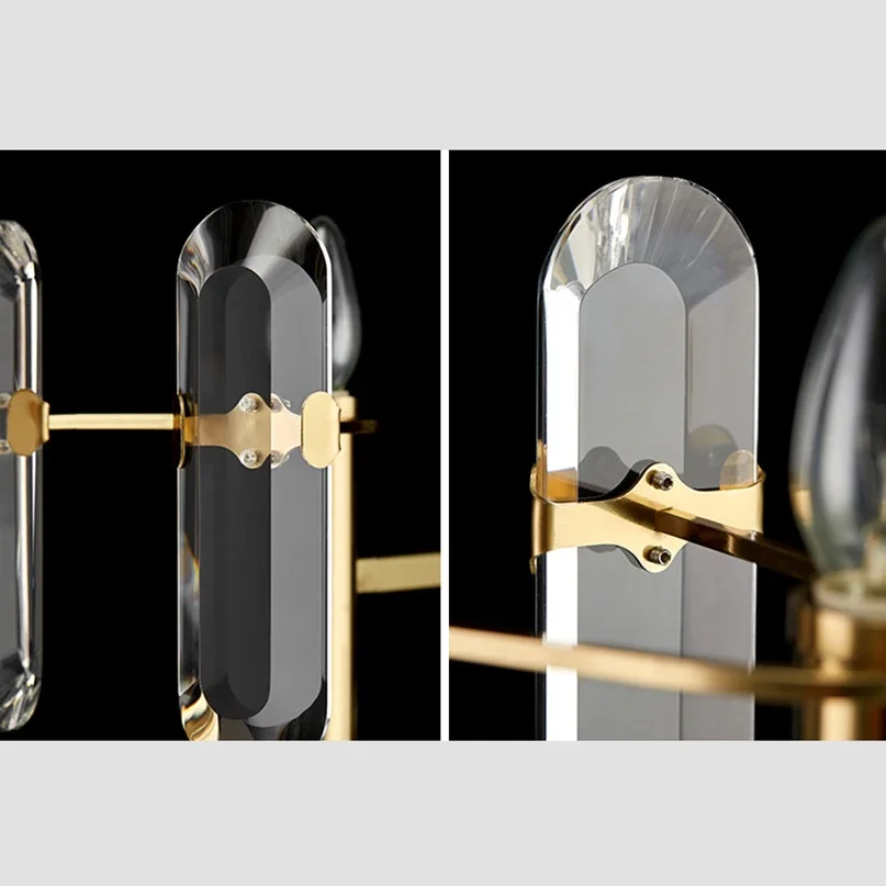 Postmodern Luxury K9 Crystal Chandelier Home Decoration Bedroom Living Dining Room Droplight 8-10