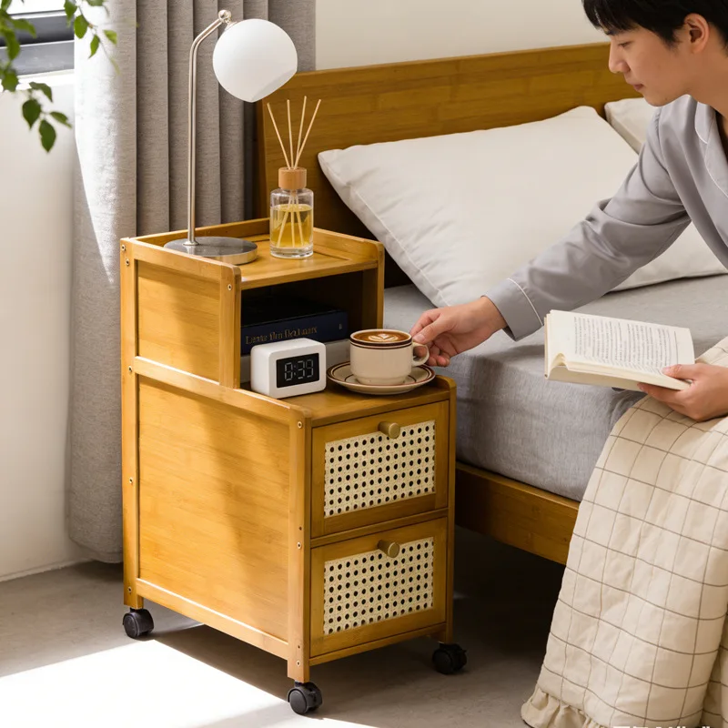 

New model Bedside table Modern simple bedroom Bedside small ultra-narrow locker Storage cabinet Household bedside cabinet Locker