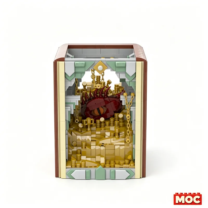 4143Pcs Bilbo Themed Book Nook Diorama Set Custom Building Blocks Fantasy Scenes Educational Assembly Toy For Collectors Gifts