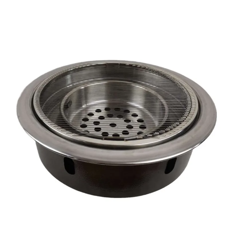 

Stainless steel Korean barbecue mesh plate