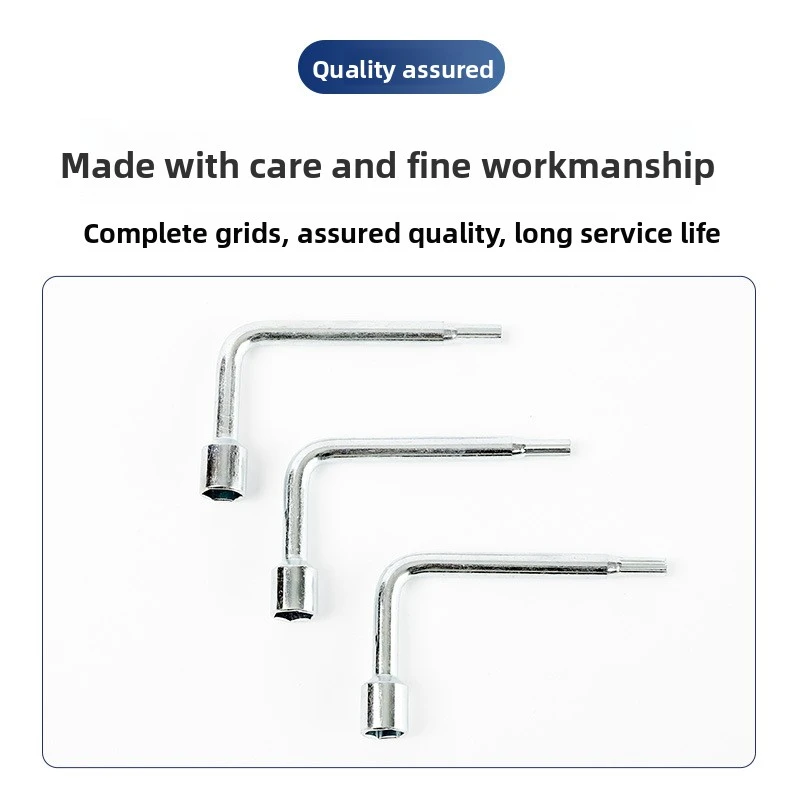 10 шт. 65 мм трубный ключ с утолщенным шестигранным торцевым ключом с одной головкой для легкой разборки автомобильных шин