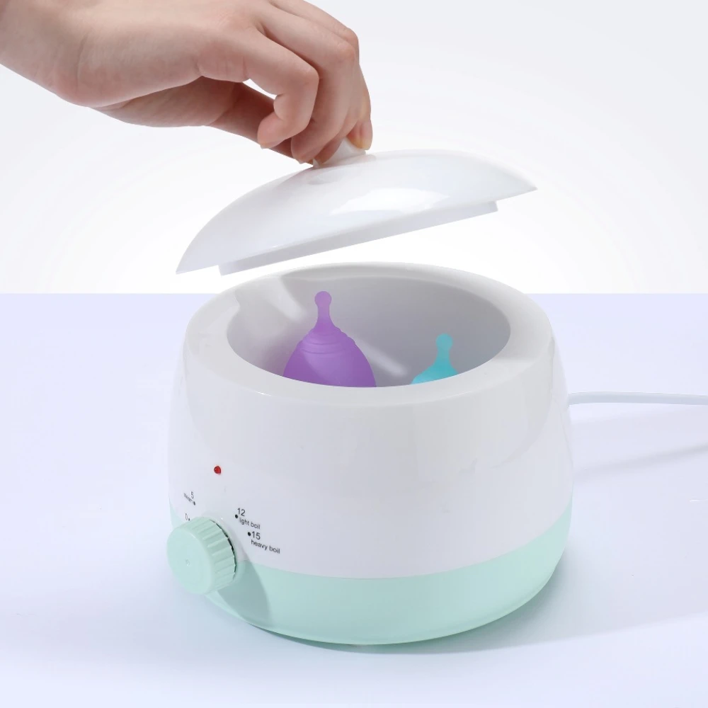 Menstrual Cup Cleaner Sterilizer Silicone Menstrual Cup High-Temperature Steamer Kill 99.9% of Germs Hygiene for Women