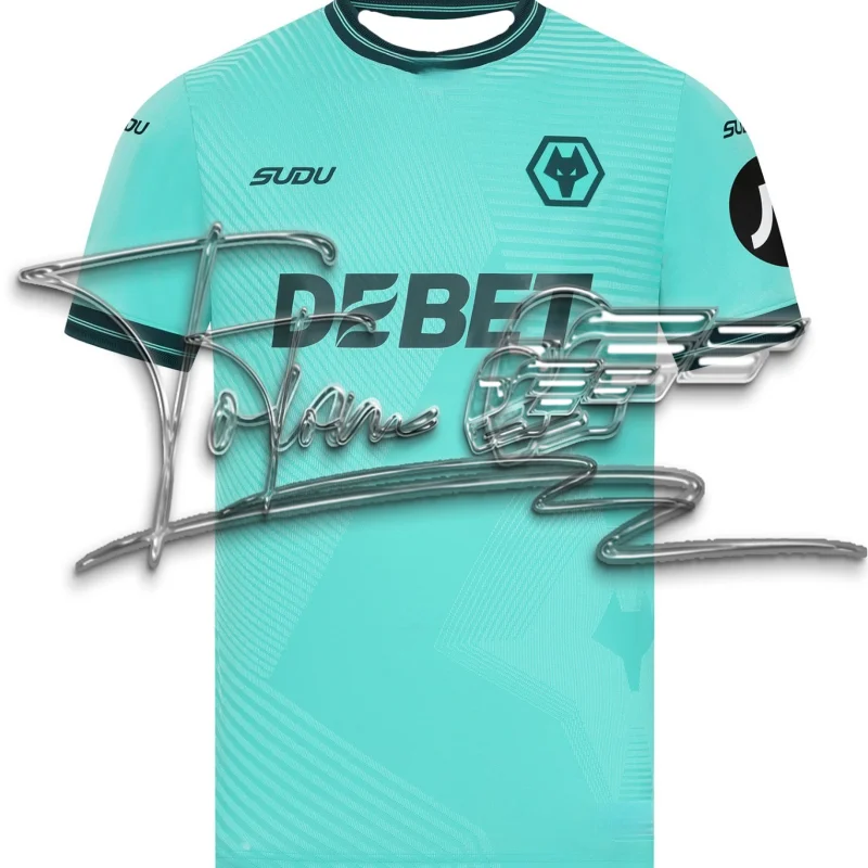 2026 نمط شارع وولفرامبتون، مقاس مريح، عصري ومتعدد الاستخدامات، قميص كرة قدم يجب اقتناؤه بطباعة رائعة وأسلوب رياضي #2