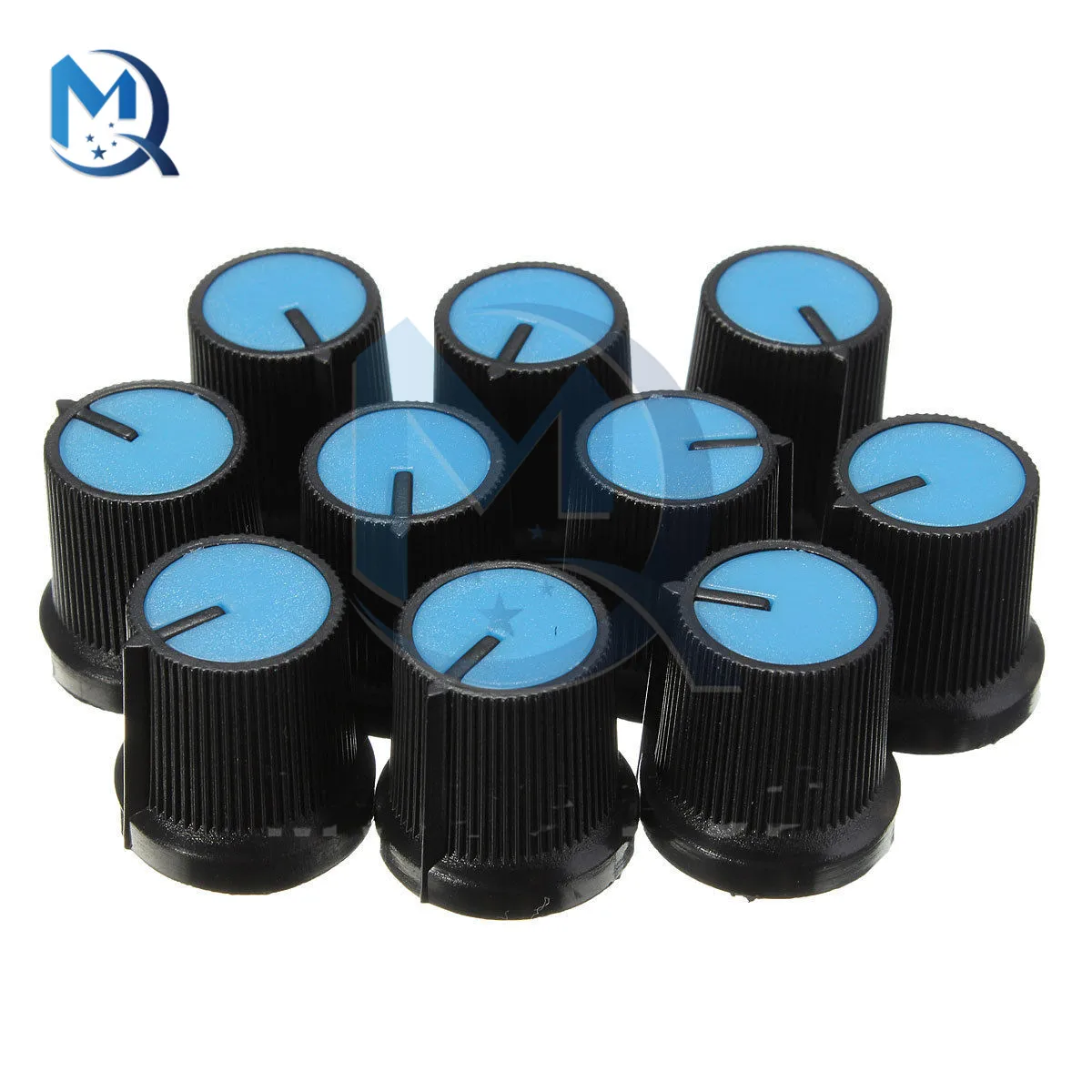 5Pcs/Lot WH148 Knob Rotary Taper 5 Colors WH148 Linear Potentiometer Knob Hole 6mm Shaft Volume Knob Cap 15 x 15mm