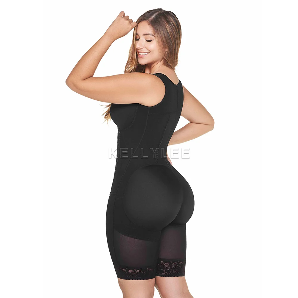 Covered Chest Sleeveless One-Piece Body Shaper Invisible Modeling Push Up Shapewear Thong Tummy Control Elastic Women's Shapers