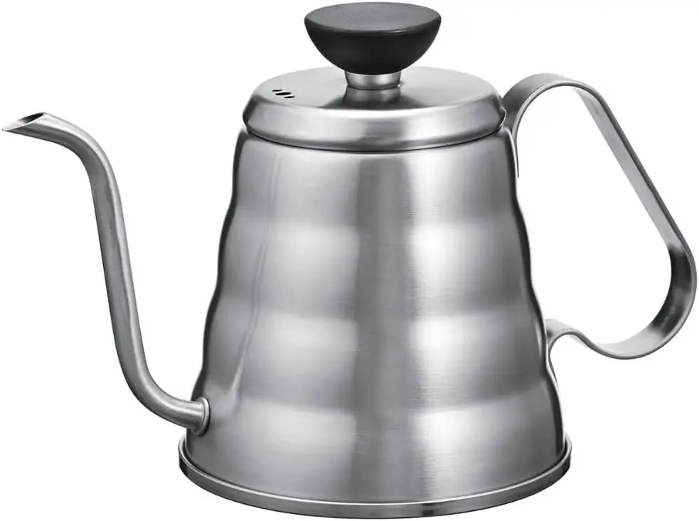 

Portable Stainless Steel Gooseneck Kettle, 700ml Silver, Ideal for Outdoor Coffee Brewing