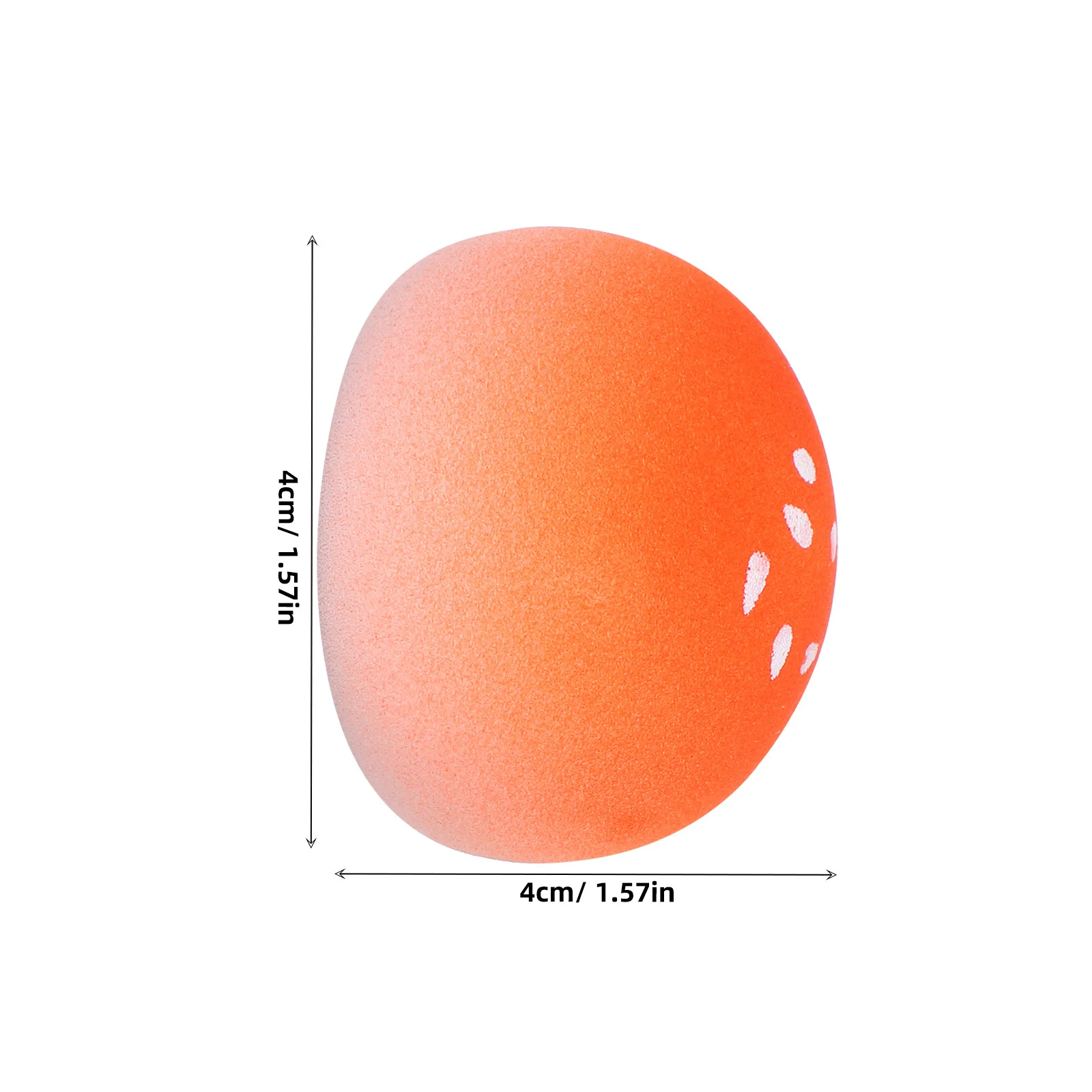 2개입 메이크업 스펀지 퍼프 독특한 번 모양 블렌더 건식 및 습식 겸용 페이셜 스펀지 파운데이션 파우더 크림용
