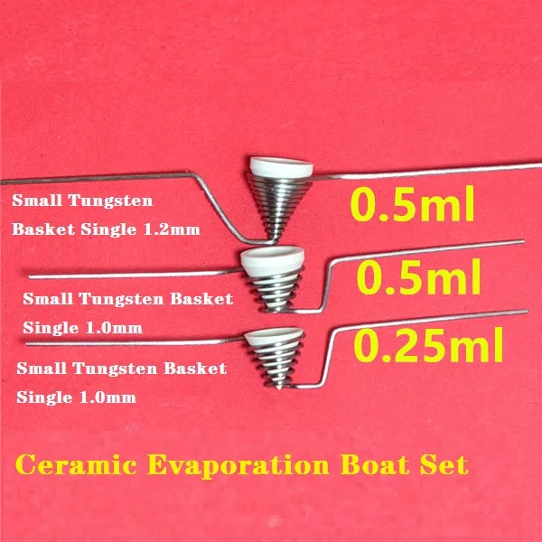 Ceramic Evaporation Boat Tungsten Molybdenum Tantalum Boat Tungsten Molybdenum Gold-plated Silver Copper Aluminum