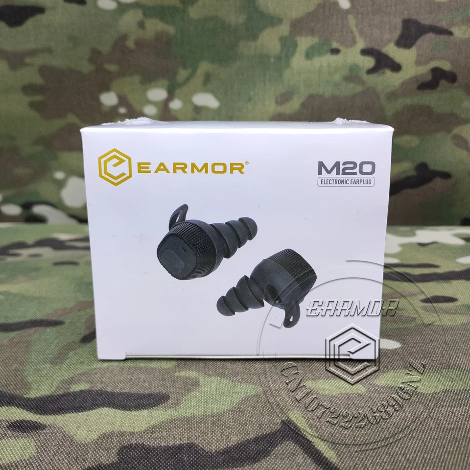 Earmor M20 earplugs electronic anti-noise earplugs noise-cancelling for shooting hearing protection