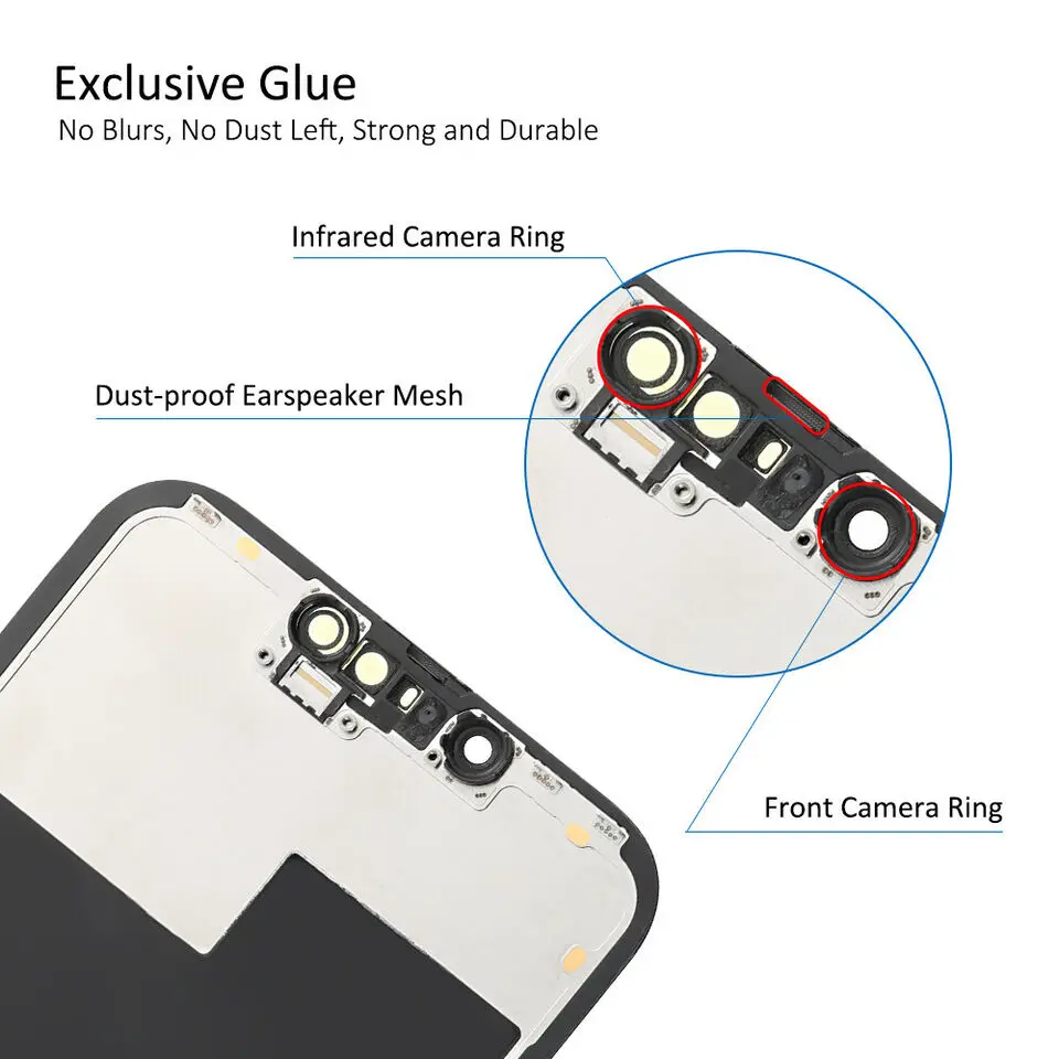 A2633 A2482 A2631 A2634 A2635 Pantalla OLED For IPhone 13 LCD Display Touch Screen Digitizer Assembly Replacement With 3D Touch