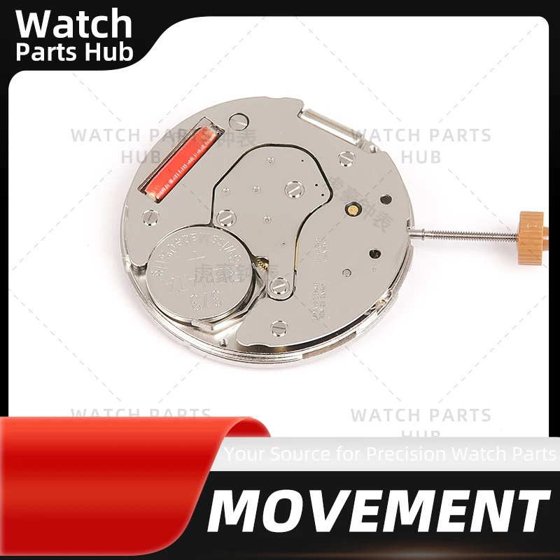 Ronda-حركة ساعة كوارتز ، ساعة أصلية ، العلامة التجارية الجديدة ، الأبيض ، الذهب ، 12 نقطة ، آلة القلب ، 6004b