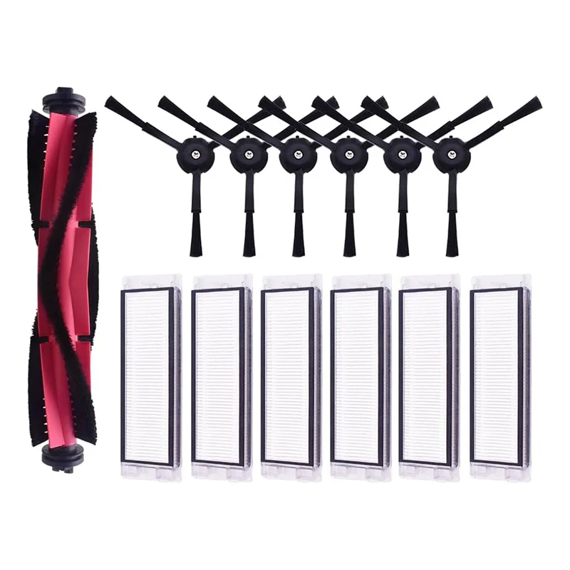 

Комплект сменных аксессуаров ABVI для робота-пылесоса Roborock Q5 Q5+ Q5 Plus: основная щетка, HEPA-фильтр, боковая щетка