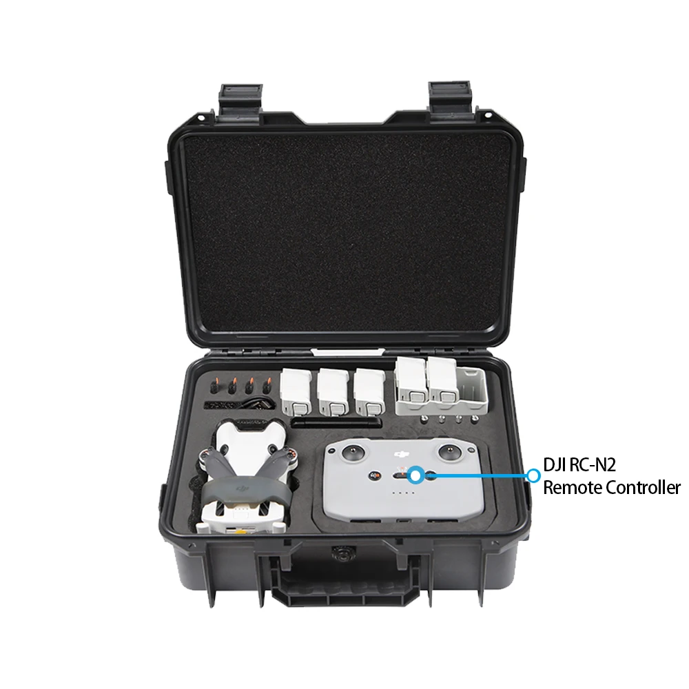 For DJI Mini 4 Pro Explosion Proof Box Safety Case Storage Bag Anti Drop Protection Box Outdoor Large Capacity Box