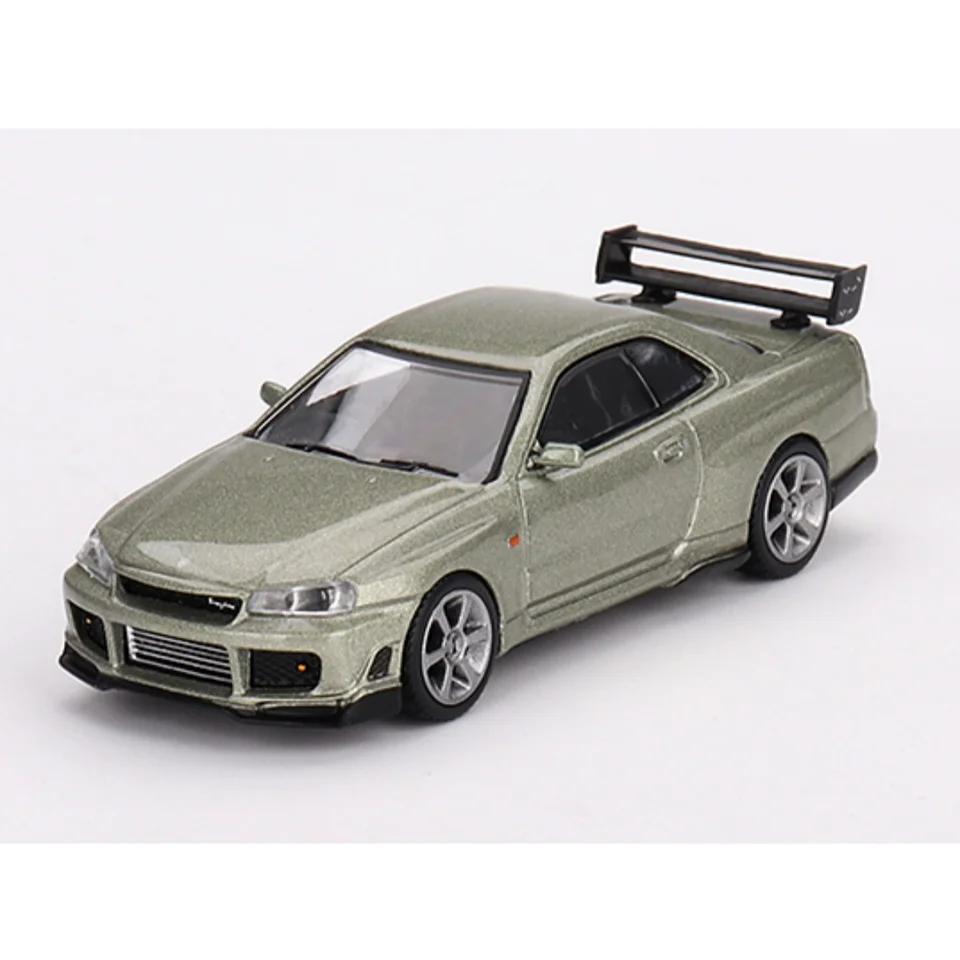 ミニカー Nissan SKYLINE GT-R MINIGT TSM 697 1:64 Skyline GTR R34 Diecast Model Car - AliExpress 26