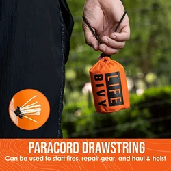 Emergency survival Sleeping bag Warm Bivy - Used as emergency Bivy bag, survival sleeping bag, Mylar emergency blanket