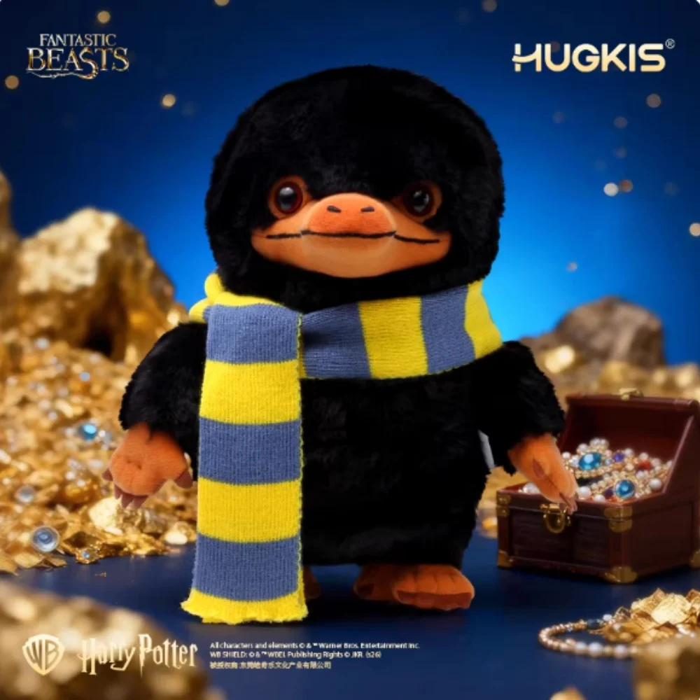 

Плюшевая игрушка Ниффлёр с шарфом из серии «Гарри Поттер: Фантастические твари и где их найти» от HUGKIS – подарок для детей и фанатов, украшение для дома.