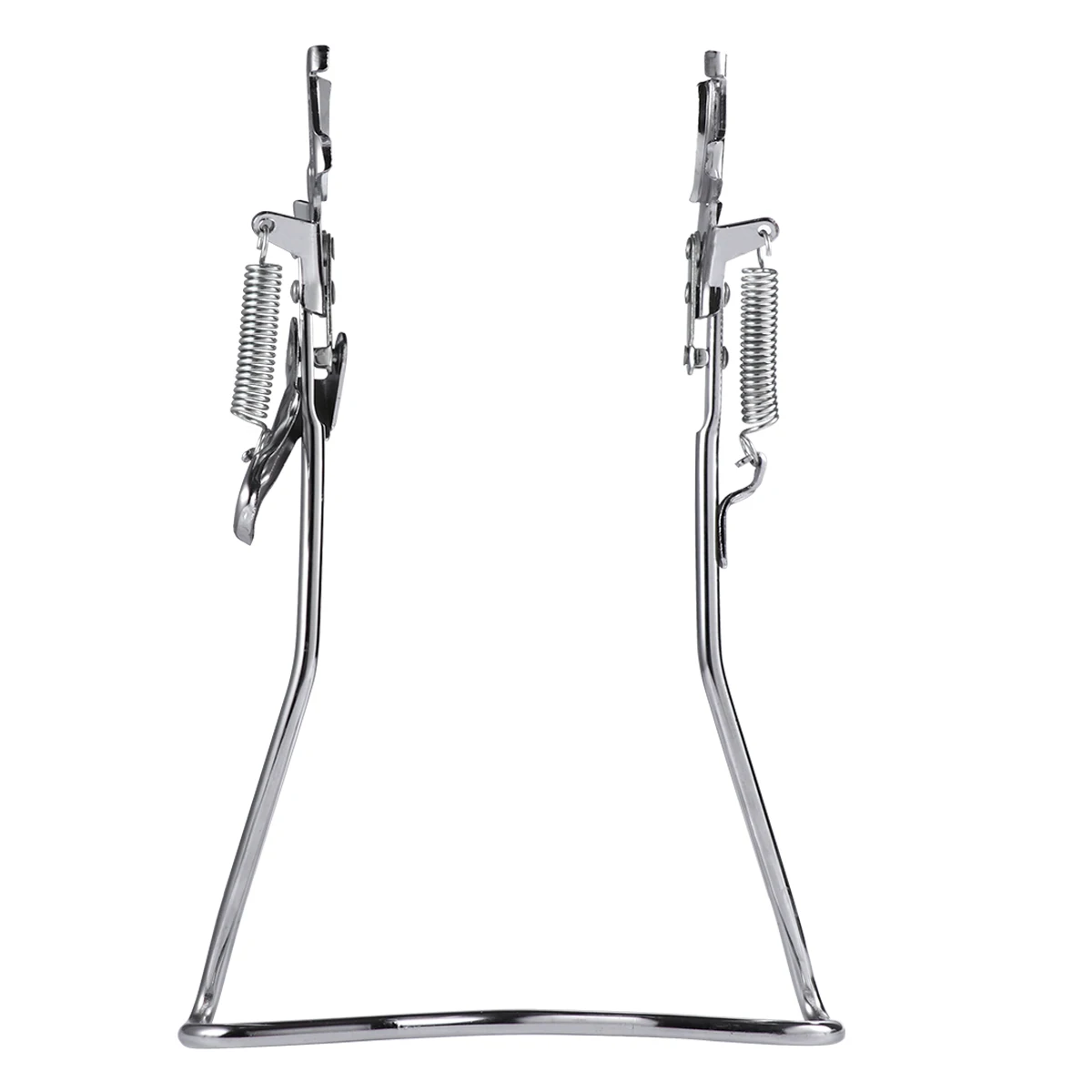 

Iron Bike Parking Rack Double Foot Bracket Sturdy Kickstand for Most Bicycle Types Repair Display Support Parking Stand