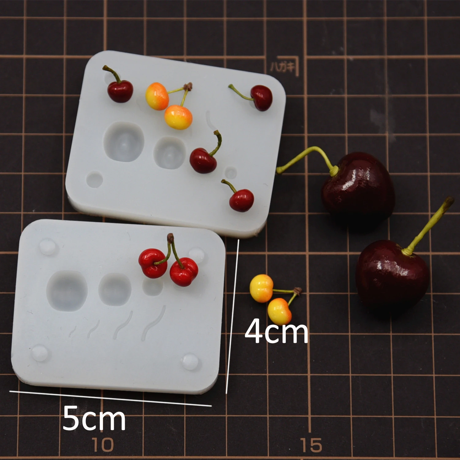 1:12 Scale Mini Cheery Silicone Mold  Resin Gule Jewelry DIY tools