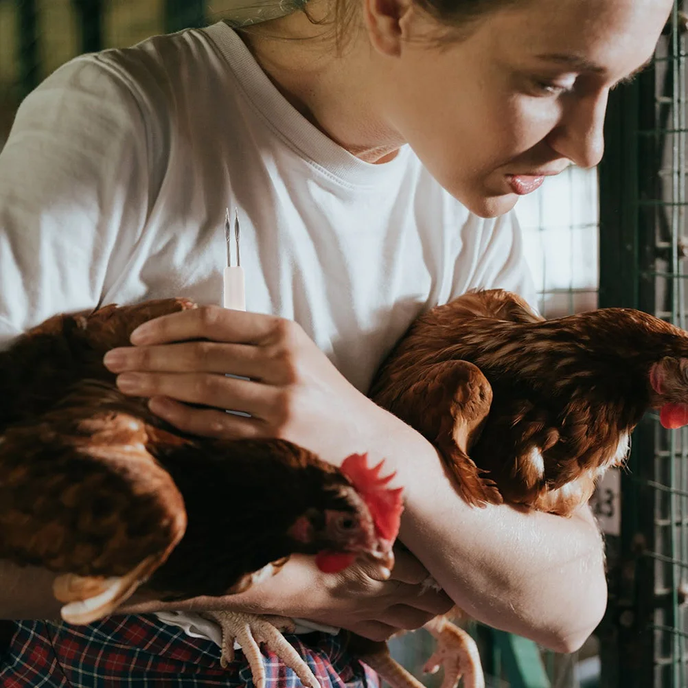 9 шт. иглы для инокуляции птицы для цыплят, простые в эксплуатации и контроль, иглы для защиты домашней птицы, здоровья, иглы для птицы