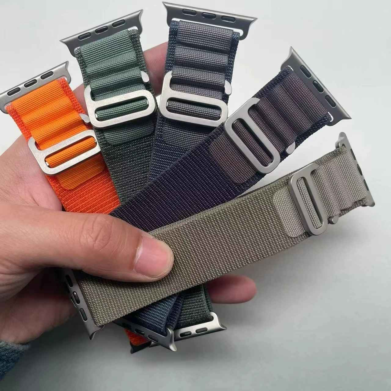 أشرطة حلقة جبال الألب لساعة أبل الترا 3 2 49/46/45/44/41/46/42 مللي متر كوريا iWatch سلسلة 11 10 9 8 7 6 5 SE 3 2026 #3