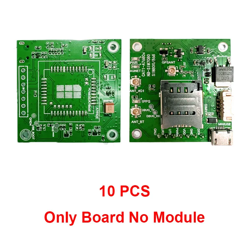 

10 PCS SIMCOM A7682E Development Board LTE CAT1 Module 2G Voice GSM/GPRS Wireless Communication 7PIN Core Board breakout kit