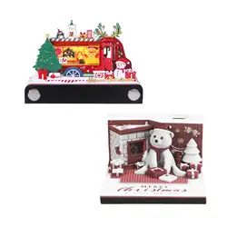 3D Time Piece Calendar 2025 2025 Desk Calendar Gift for Christmas Tear Away Notepad 3D Calendar 2025 for Office Home School