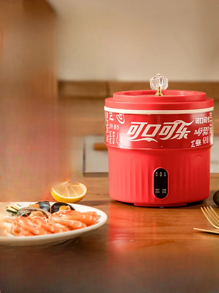 

Electric Caldron Household Multi-Functional Small Hot Pot One Person Edible Instant Noodle Cooking All-in-One Pot