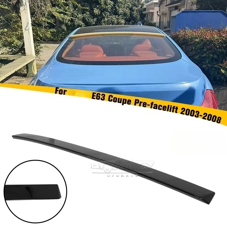 

Carbon Fiber Look Rear Roof Wing ABS Roof Spoiler for 6 Series E63 Coupe Pre-facelift 2003 2004 2005 2006 2007 2008